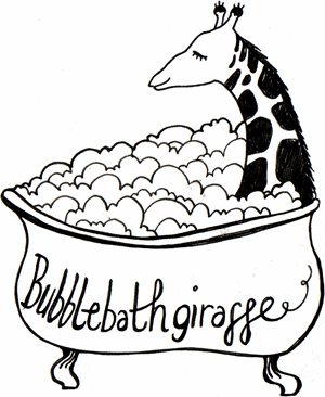 Bubble Bath Giraffe Logo