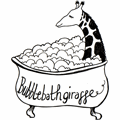 Thumbnail of Bubble Bath Giraffe Logo design